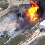 Crews extinguish massive fire after ‘bleve explosion’ reported at Pasadena chemical plant