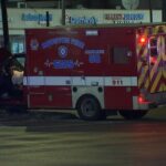 2 firefighters hurt after hit-and-run driver crashed into ambulance in north Houston